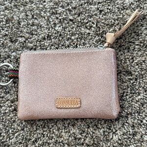 Consuela Shimmering Pink Card Pouch